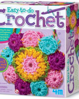 Easy-To-Do Crochet Kit - DIY Arts & Crafts Yarn Gift for Kids & Teens, Boys & Girls