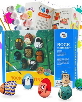 Rock Painting Kit for Kids ; Non-Toxic; Rock Craft Art Suppliers; Hide and Seek Rock; Arts and Crafts Kits