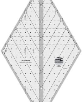 Creative Grids 60-Degree Diamond Quilting Ruler Template Designed by Krista Moser
