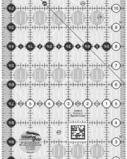 Creative Grids 6.5" x 12.5" Rectangle Quilting Ruler Template