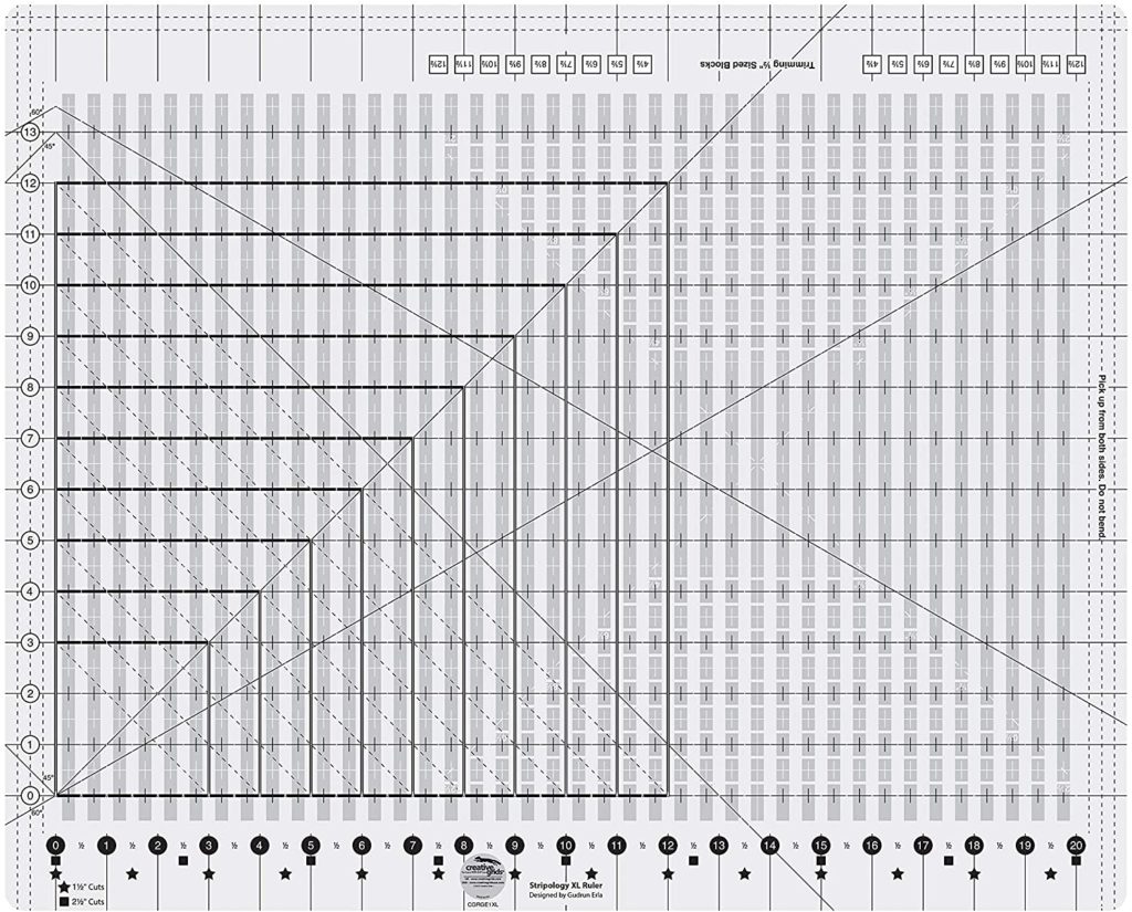 creative grids stripology mini quilt ruler creative grids stripology mini quilt ruler